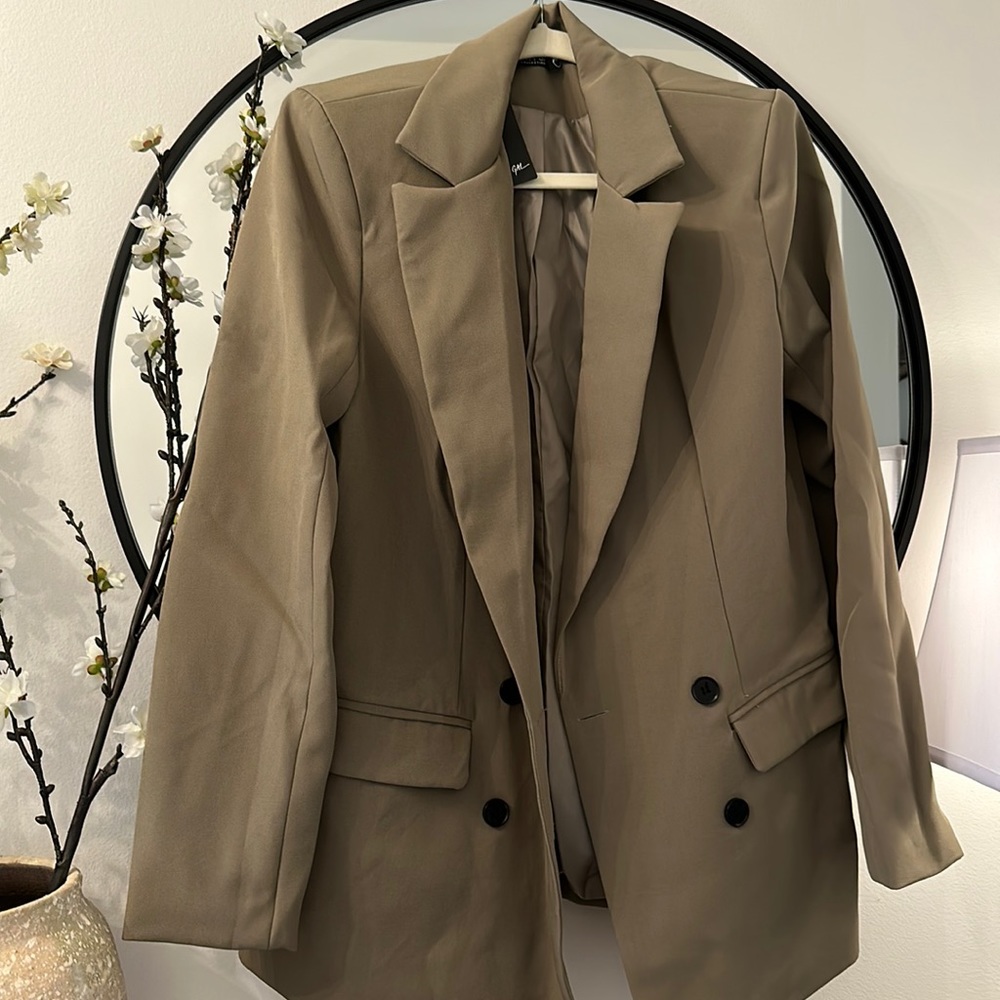 Nasty gal Structured blazer double breasted